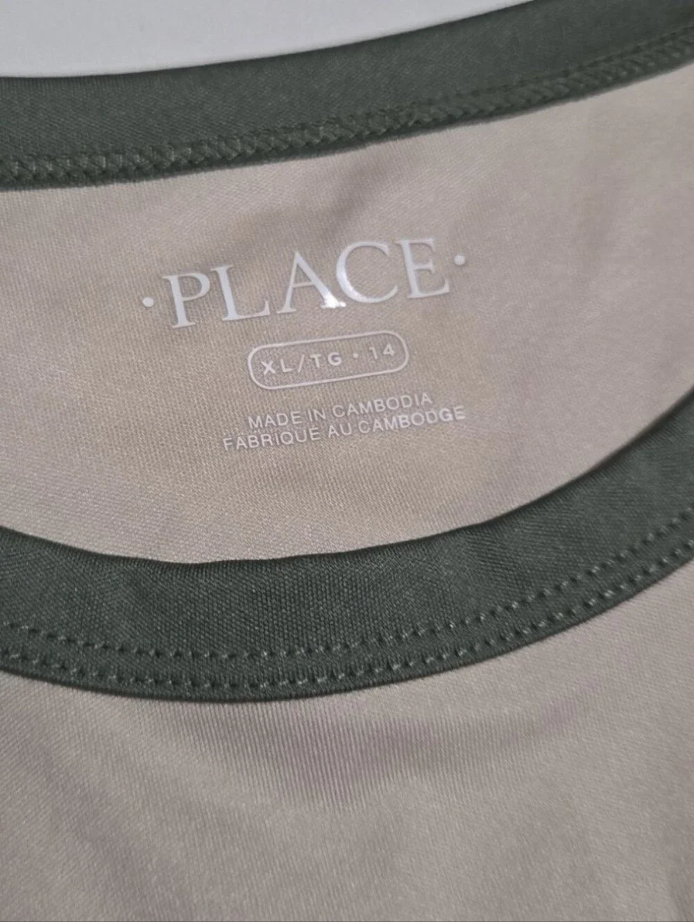 The Children's Place Boys size 14 green athletic tank top #23